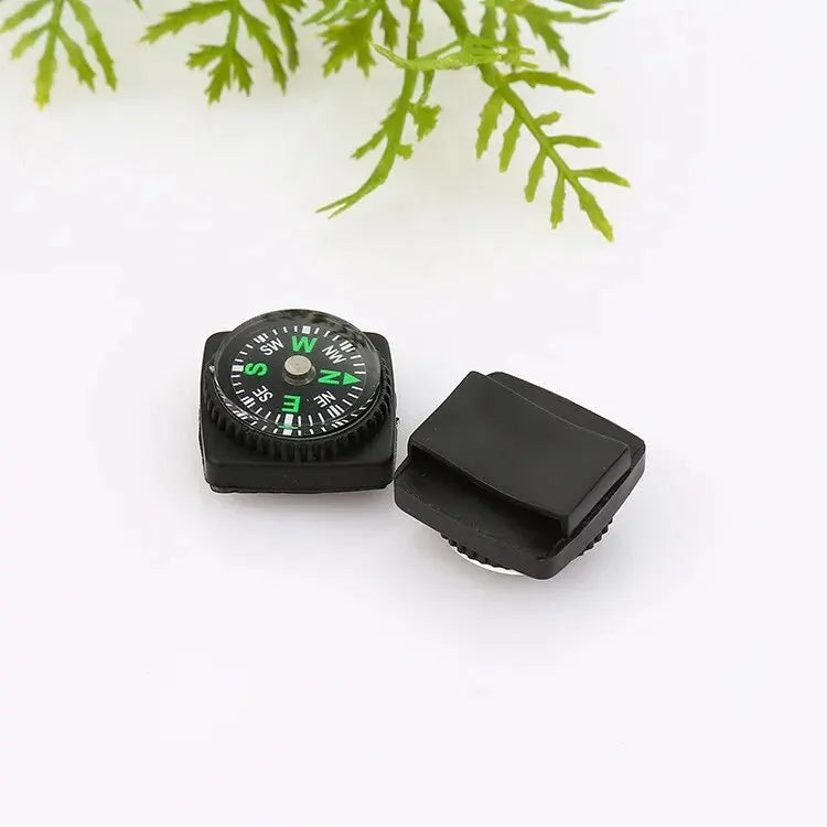 Small Outdoor Compass Camping Mountaineering Outdoor Orienteering Cross-country Compass Can Wear Width Less Than 21mm Strap