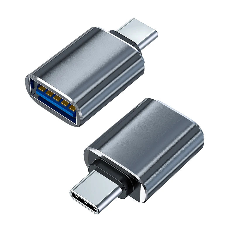 Type C To USB 3.0 Adapter Metal Charging Stable Data Transmission File Reading Light for Iphone Macbook Xiaomi Samsung Connector