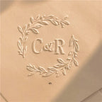 Customize Embossing Stamp Wedding Monogram Embosser Stamp,Personalized 2 initials Embosser Stamp,Wedding gift,hand held embosser