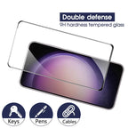 For Samsung S24 Glass, S26 S25 S24 Ultra Screen Protector For Samsung Galaxy S23 Glass Samsung S24 Ultra Tempered Glass Samsung S23 FE S20 S21 S22 Plus Protective Film Galaxy S24 Screen Protector Samsung S22