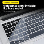 Clear Laptop Keyboard Protective Film 10/14/15.6 Inch Universal Notebook Keyboard Waterproof Silicone Full Cover Dustproof Film