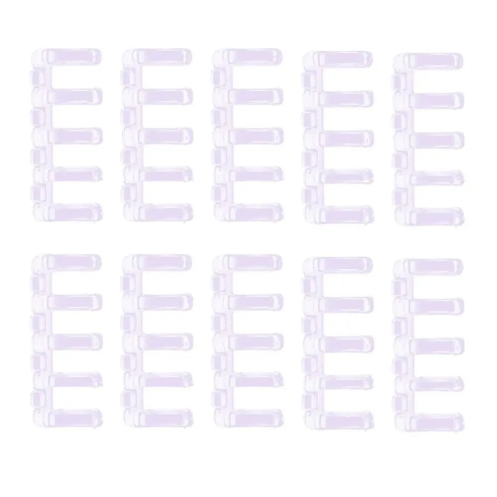 10Pcs Binding Spines Snap Split Binder Rings Learning Cards A4 A5 A6 Notebook Loose Leaf Stationery Office Supplies Plastic