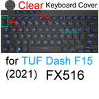 Keyboard Cover for ASUS TUF Gaming A15 A16 A17 A18 F15 F16 F17 FX507 FX607 FA608 FA808 FX608 Silicone Protector Skin Case 15 16