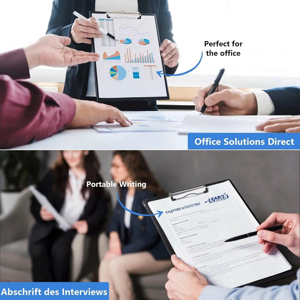 1/2pcs A4 Clipboard, Clipboard Folder, Writing Board with Binder Clip, Metal Clip, Suitable for Notes, Documents, and Drawings