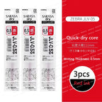 ZEBRA SARASA Dry airfitgrip Gel Pen 0.5/0.4mm Black Core Quick-Drying Smooth Writing Stylos boligrafo gel Stationery for school