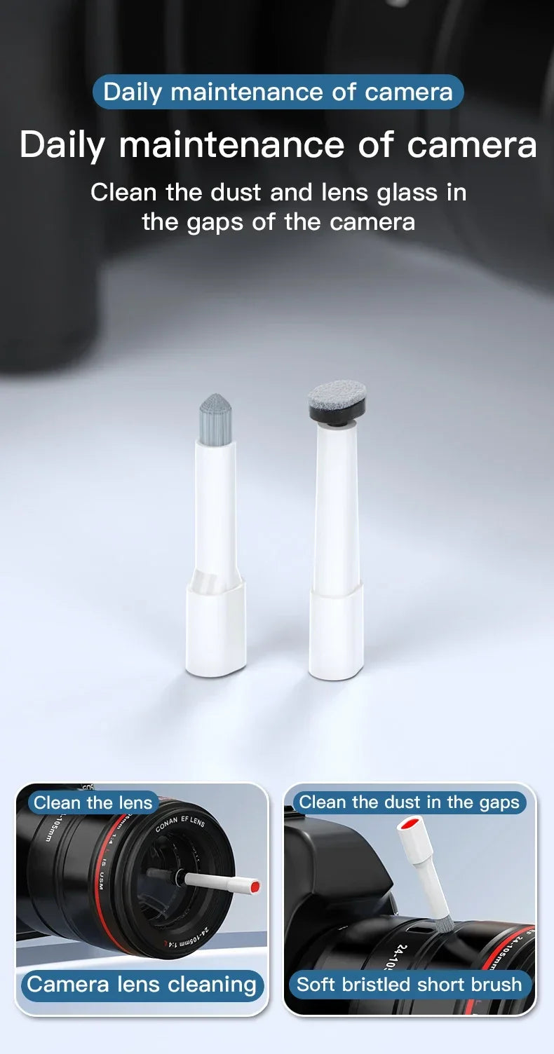 Multi-Function Cleaning Kit  for iPhone AirPods iPad Digital  Camera  PC Keyboard Phone Screen Headphones Cleaning Tools