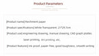 73g A4 Parchment Paper Transparent White Tracing Paper Copy Tracing Paper Painting Plate Making Transfer Paper Printing Paper
