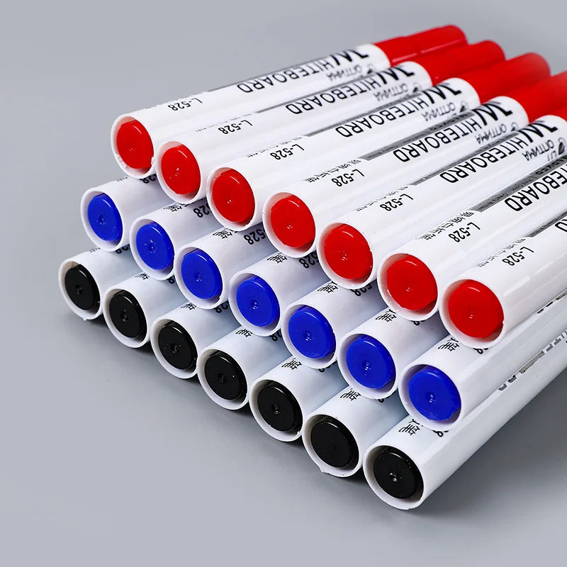 4/10 Pcs Set Erasable Magnetic Whiteboard Marker Pen Blackboard Marker Chalk Glass Ceramics Office School Art Marker Stationery