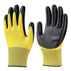 1/10pairs Non-slip Thicken Latex Rubber Safety Work Gloves Palm Coated Gloves Mechanic Working Gloves for Garden WorkTools