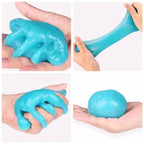 Car Cleaning Gel - Magic Dust Remover for Auto Interior & Keyboard, Reusable Slime Mud for Detailing Tools （blue/pink）