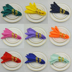 100pcs Satin Napkins For Wedding Party Decor Square 30cm Table Dinner Napkin Restaurant Supplies Christmas Birthday Tea Towels