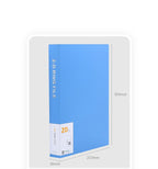 2-ring File Binder File Folder A4 Binder Folder Cover Office Document Organizer Can Hold 200 Sheets Test Paper Desk Organizer