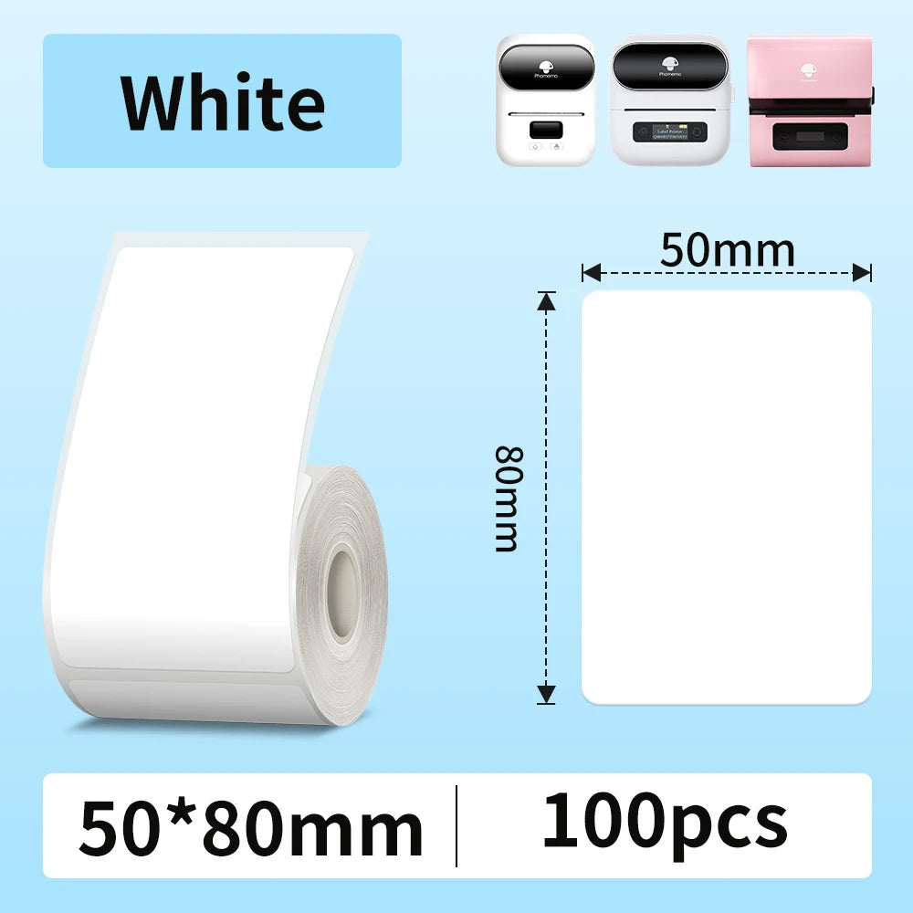 Phomemo M110 Label Makers Barcode Label Printer Bluetooth Portable Thermal Printer for Small Business Address Logo Clothing