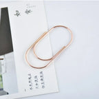 Factory Supply 25pcs/15pcs 50x25mm Large Size Paper Clips 4 Colors Available Large Wide Paper Clips on Promotion
