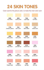 GuangNa 12-72 Colors Soft Brush Acrylic Marker Pen Set,Skin Tone, Macaron color,DIY Hand Drawn,Paint Art Markers pens,GN.8201F/M