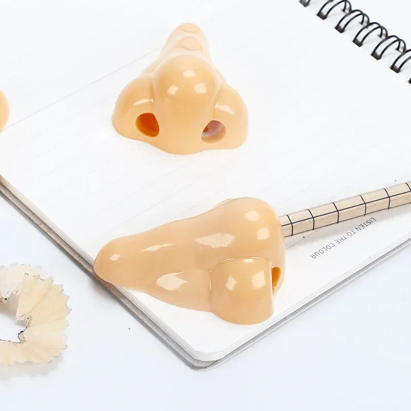 1pcs Creative Nose-Shaped Pencil Sharpeners Funny Nose Pencil Sharpener School Supplies Prizes For Kids Party Favors