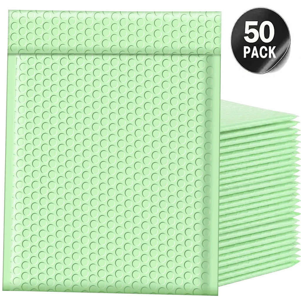 50Pcs Black Bubble Mailer Bubble Padded Mailing Envelopes Mailer Poly for Packaging Self Seal Shipping Bag Bubble Padding Bubble
