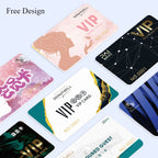 20/50/100PCS Free Custom Thickened Plastic Business Loyalty Card Membership Card Vip Cards Personalized LOGO 0.76mm PVC