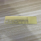 1pc Kawaii Cat Ruler Hollow Metal Bookmark Ruler Multifunctional Ruler for Painting Drawing Diary Hand Account Tool Cute Gift