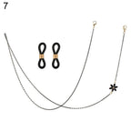 New Fashion Women Eyeglass Chain Hollow Star Pearl Beaded Sunglasses Reading Glasses Lanyard Eyewear Holder Neck Strap Rope