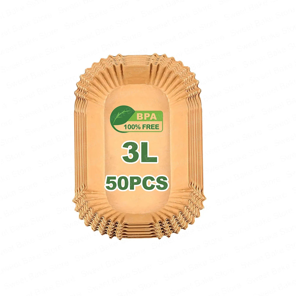Air Fryer Non-Stick Parchment Paper for Philips Dual Basket Airfryer 3000 Series 6L/3L NA350/00, 5000 Series 6L/3L NA550/00