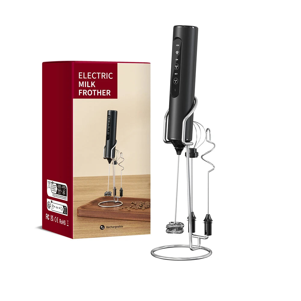 Wireless Electric Mini Milk Frother Coffee Whisk Portable Egg Beater Blender Kitchen Cooking Stirrer Cappuccino Coffee Maker