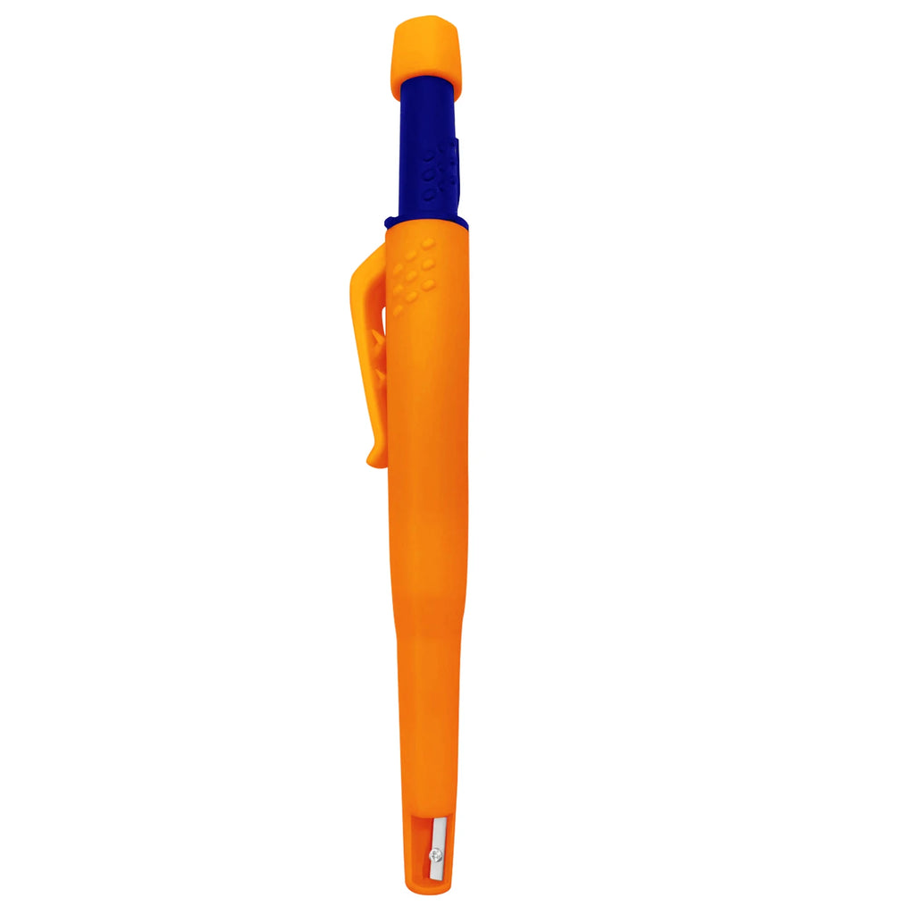 Solid Carpenter Mechanical Pencil For Woodworking Construction One-piece design Pen Cap With Sharpener Stationery Supplies