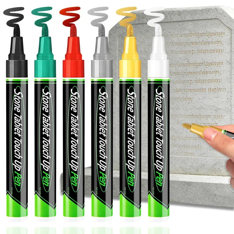 Art Environmentally Friendly Marking Pen Suitable For Tombstone Marking Inscription Repair Pen And Moisture Proof Drawing Pen