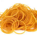 300 Pieces Set High-Elasticity Durable Yellow Rubber Bands Industrial Strength High-Temperature Resistant Toys for All Ages