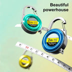 Retractable Keychain Tape Measur Portable Mini Centimeter Inch Retractable Ruler Roulette 2 Meter Measure Tape Gift