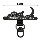 4-1Pcs Phone Lanyard Patch Anti-Lost Replacement Phone Tether Tabs Metal Cute Mobile Phone Lanyard Tether Tabs Patch Clips Ins