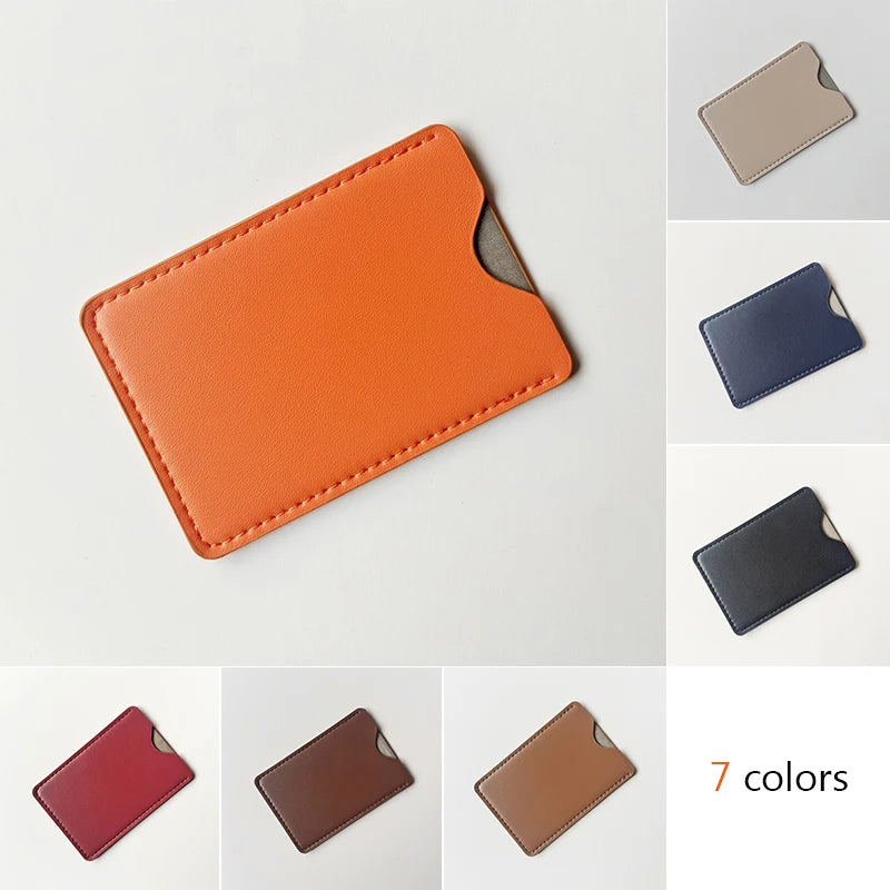 Men Women PU Leather Classic RFID Blocking Credit Card Holder Wallet Organizer Slim Anti Theft Multi Slot Travel Essential