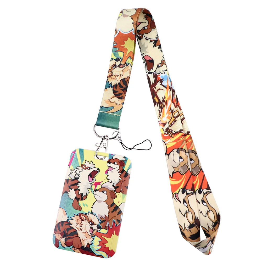 Cute Anime Lanyards For Key Neck Strap Lanyards ID Badge Holder Keychain Key Holder Hang Rope Keyrings Accessories Gifts