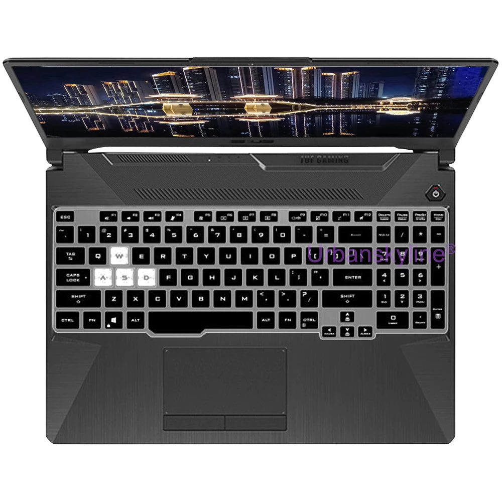 Keyboard Cover for ASUS TUF Dash F15 F16 F17 FX507 FX607 Gaming A15 A16 A17 A18 FA507 FA607 FA707 Silicone Protector Skin Case