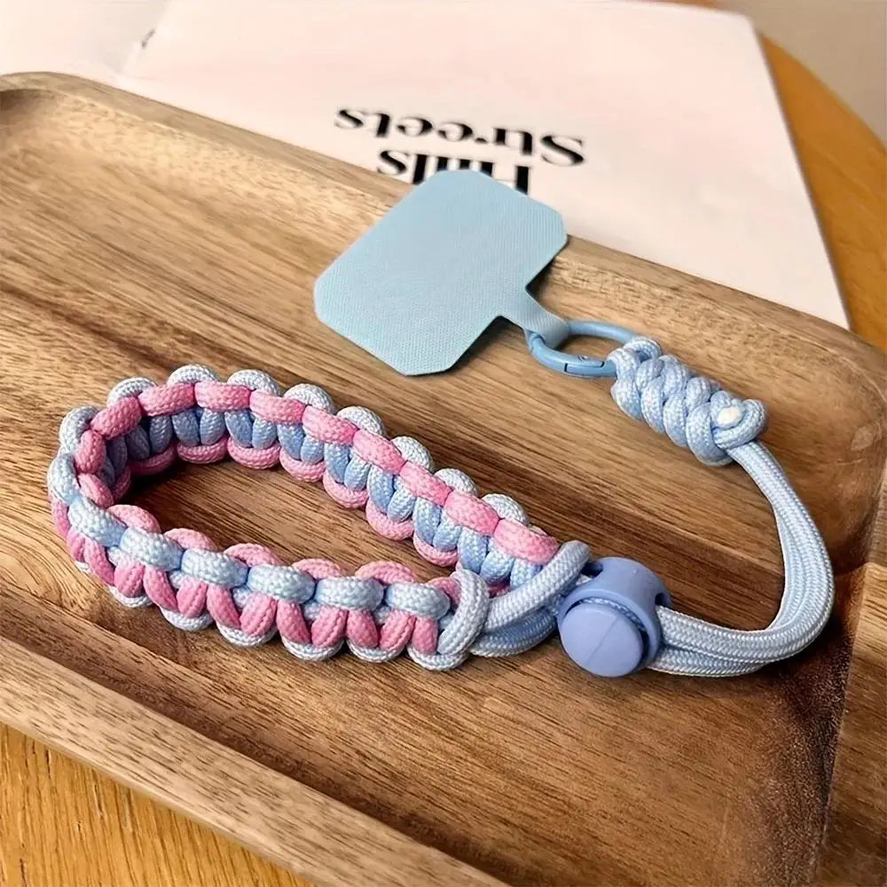 1Pc Cute Mobile Phone Lanyard Decoration DYM Can Be Carried Twist Rope Anti-loss Pendant Fashion Strong Wrist Short Straps Band