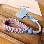 1Pc Cute Mobile Phone Lanyard Decoration DYM Can Be Carried Twist Rope Anti-loss Pendant Fashion Strong Wrist Short Straps Band