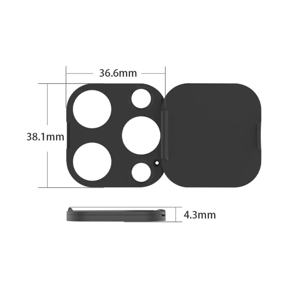 Protective Back WebCam Cover Plastic Sticker Camera Lens Cap Phone Lens Accessories Privacy Protector for iPhone 16Pro/16 ProMax