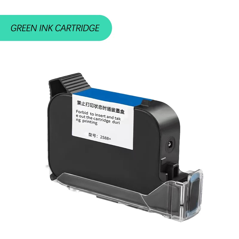 2588+ High adhesion solvent Quick drying cartridges for 12.7MM inkjet printers with unencrypted color cartridges