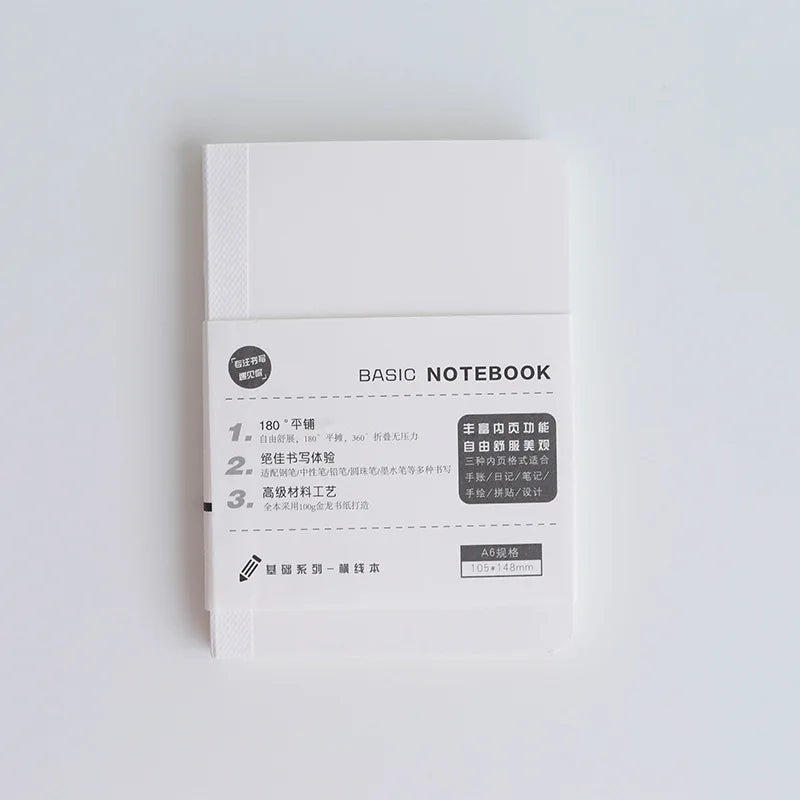A5 A6 80Sheet Paper Refill Agenda Planners Diary Grid Line  Binder Sheets Six Hole envelope zip pouch Office School Stationery