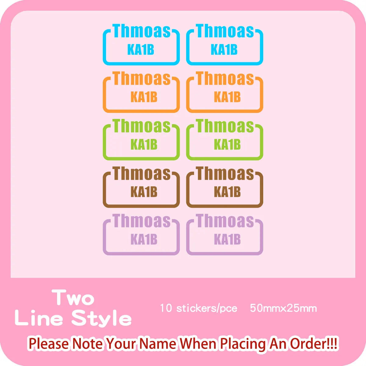Custom Heat Transfers Name Sticker Personalized Washable Clothes Ironing Stickers Iron-on Labels Fabric Clothing Babysuit Tags