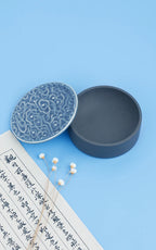 Calligraphy Ink Stone Natural Raw Stone Inkstone Brush Writing Painting Inkstone Vintage Students Multifunctional Ink Cartridge