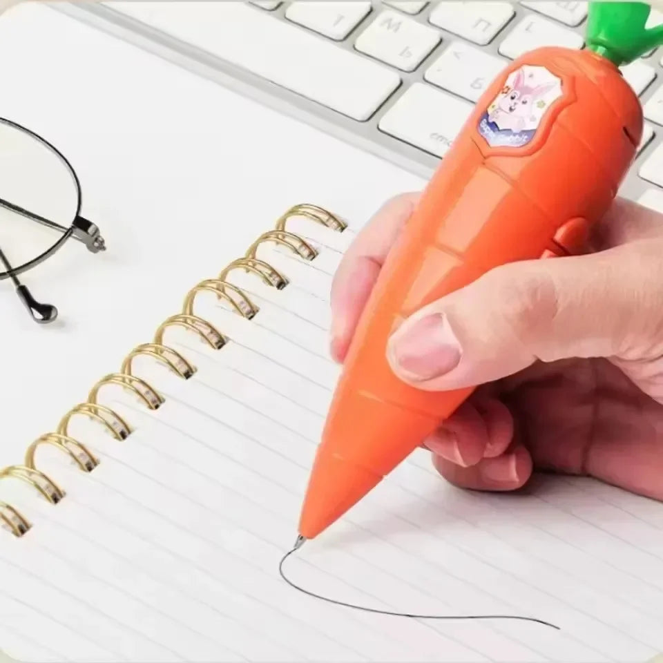 1-10pcs///Zootopia Carrot Voice Recorder Pen Cartoon Kids Ballpoint Pen That Can Be Recorded Creative Multi Functional Pens Gift