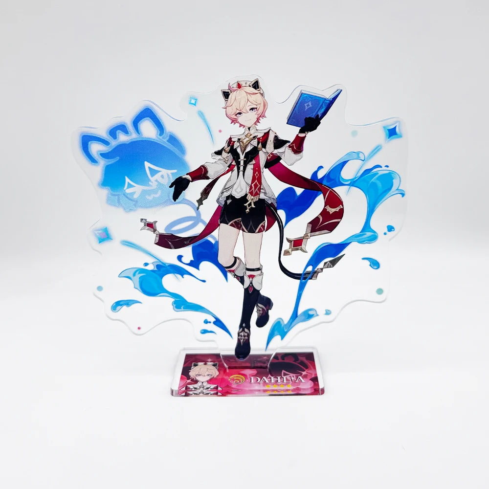 Odette Lohen Flins Durin Mavuika Columbina Xiao Arlecchino Acrylic Anime Model Furina Collect Desktop Decoration Keychains Gift