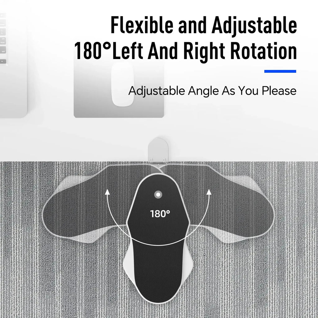 Foldable Ergonomic Computer Desk Arm Rest Pad Wrist Rest Support For Keyboard Armrest Extender Rotating Mouse Pad Holder Rack