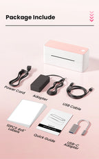 241 Bluetooth Thermal Label Printer Wireless Small Shipping Label Printer 4X6 Compatible with iPhone Android Mac Window