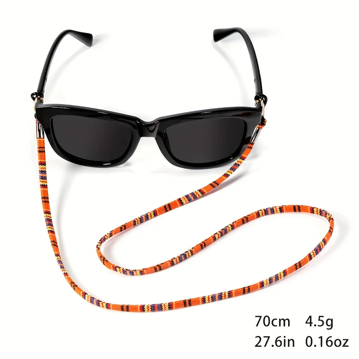 3pcs Glasses Sunglasses Cotton Neck Strap Fixing Strap Glasses Hanging Neck Strap High End Ethnic Rope Glasses Chain