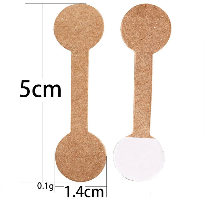 100pcs Paper Small Ring Price Tags Stickers Necklace Bracelet Blank Price Labels Display Diy Jewelry Packaging Making Supplies