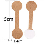 100pcs Paper Small Ring Price Tags Stickers Necklace Bracelet Blank Price Labels Display Diy Jewelry Packaging Making Supplies