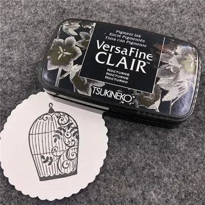 Quick Dry Detail Ink Pad DIY Making Greeting Cards Smearing Stamps Tsukineko VersaFine CLAIR