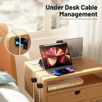 3/6/12PCS Portable Magnetic Cable Clips Cable Protector Desk Tidy Management Clips For Mouse Earphone Wire Organizer Cable Stand